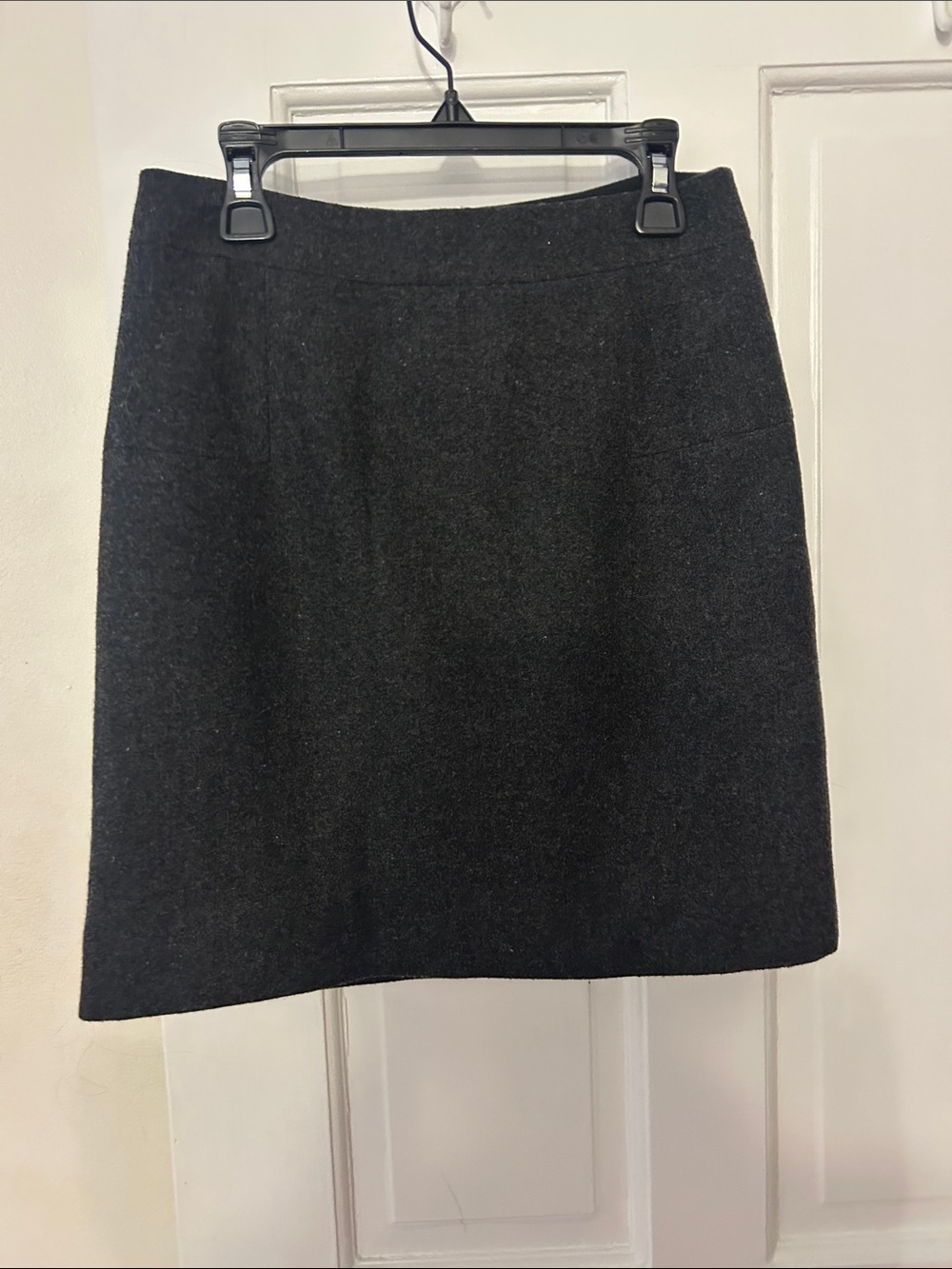 J. Crew Classic Dark Gray Women’s Wool Blend Skirt - Picture 2 of 9